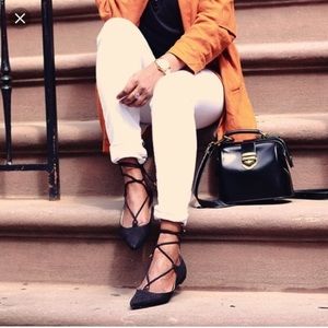 Topshop Ghillie Lace Up flats